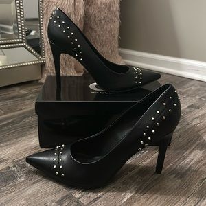 New with box- Guess leather stud heels- Size 10